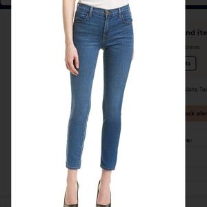 J Brand Alana High Rise Crop in Taintless 24